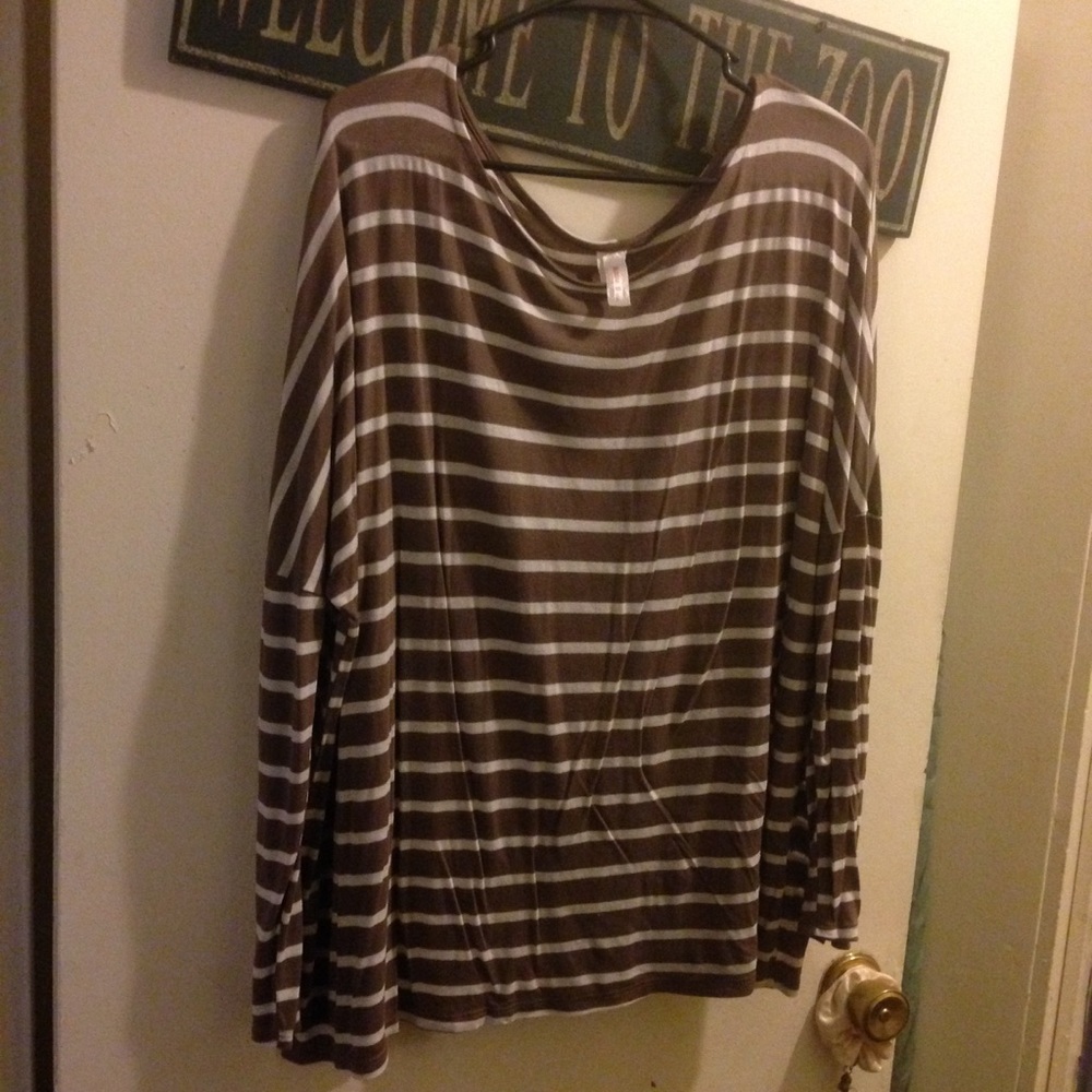 bubble b. long sleeve top 2X